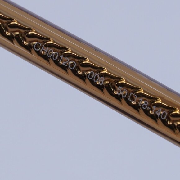 Chloe CH0012O 008 Eyeglasses Dark Havana/Brown 50mm Round Frame - Picture 10 of 11